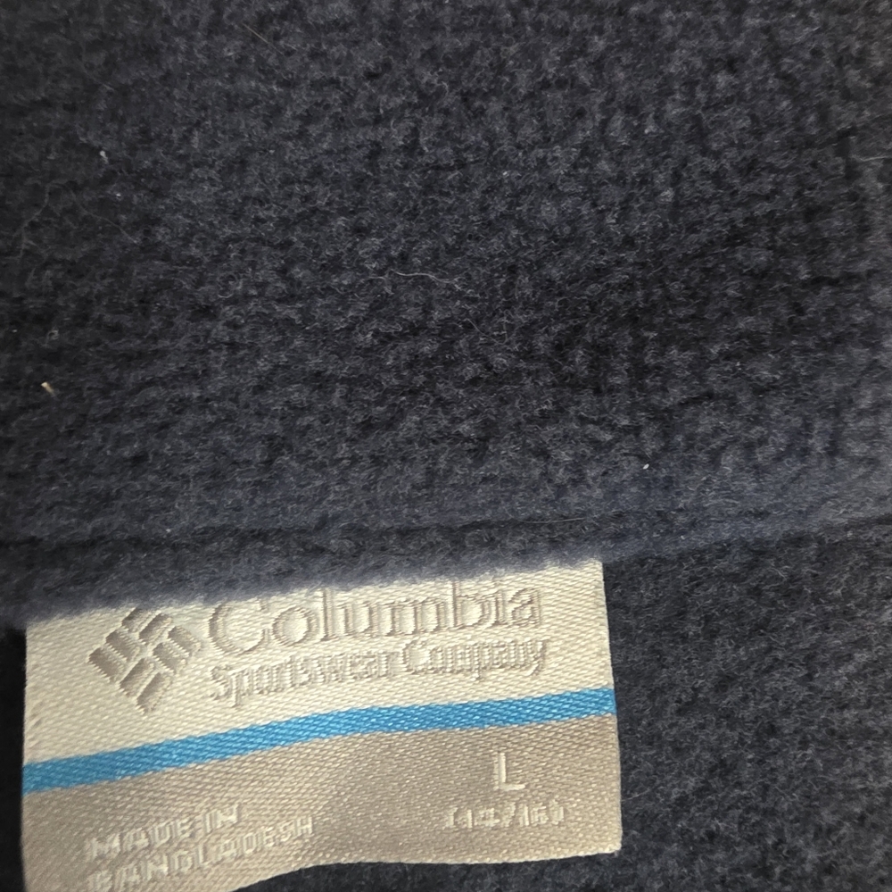 Columbia Navy Fleece Jacket - Picture 3 of 3